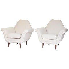 Pair of French Mid-Century Modern Chairs
