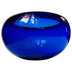 Blue Provence Centerpiece Bowl by Per Lütken for Holmegaard, 1955