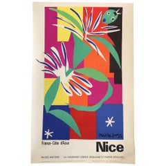 Vintage French Art & Exhibition Poster after Henri Matisse:: 1960s:: Nice