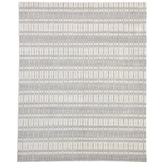 New Transitional Gray Area Rug with Scandinavian Modern Style and Danish Design