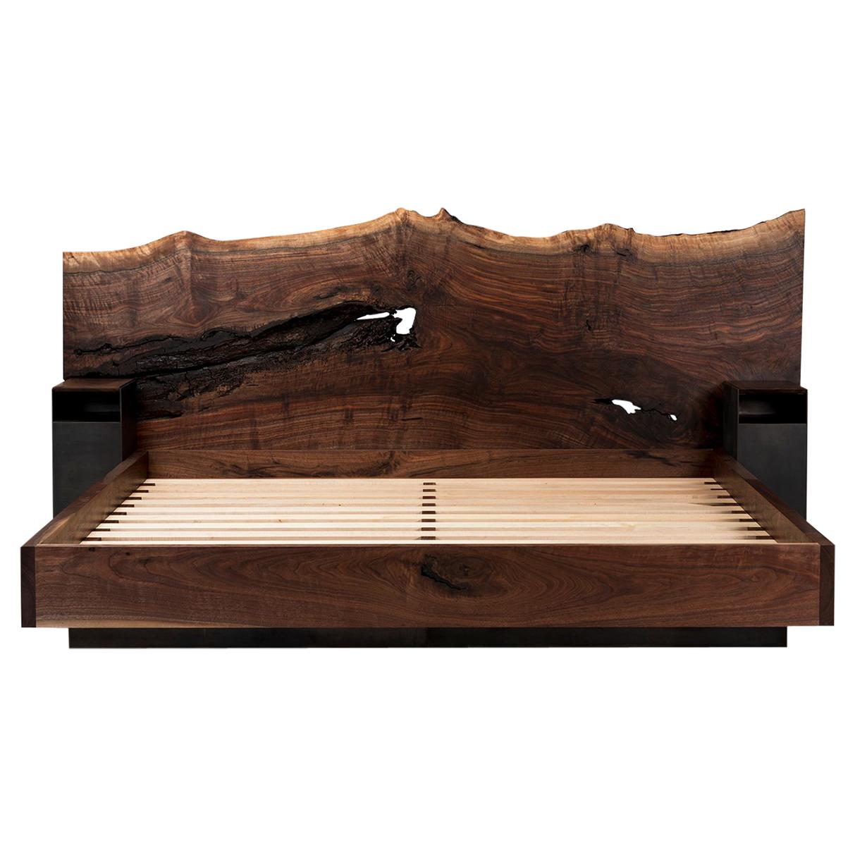 California Walnut Foundation Bed  For Sale