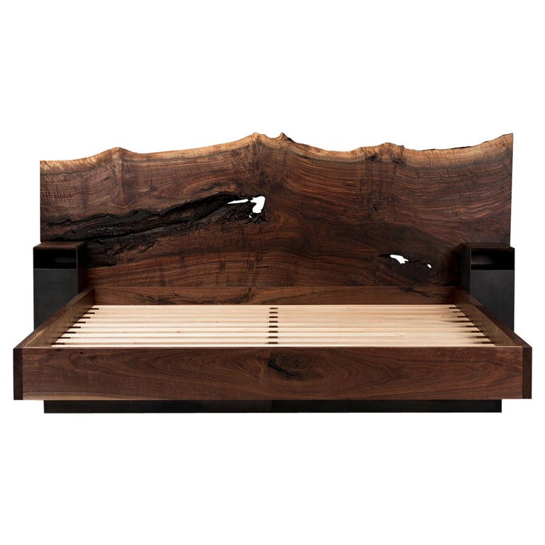 Firewood Collective California walnut Foundation bed, 2018