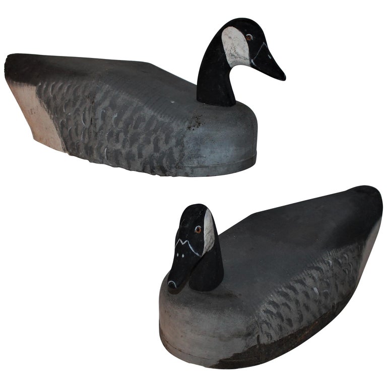 Canadian Geese in Original Paint, Pair For Sale at 1stDibs