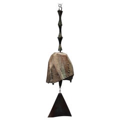 Large Bronze Soleri Wind Bell Chime