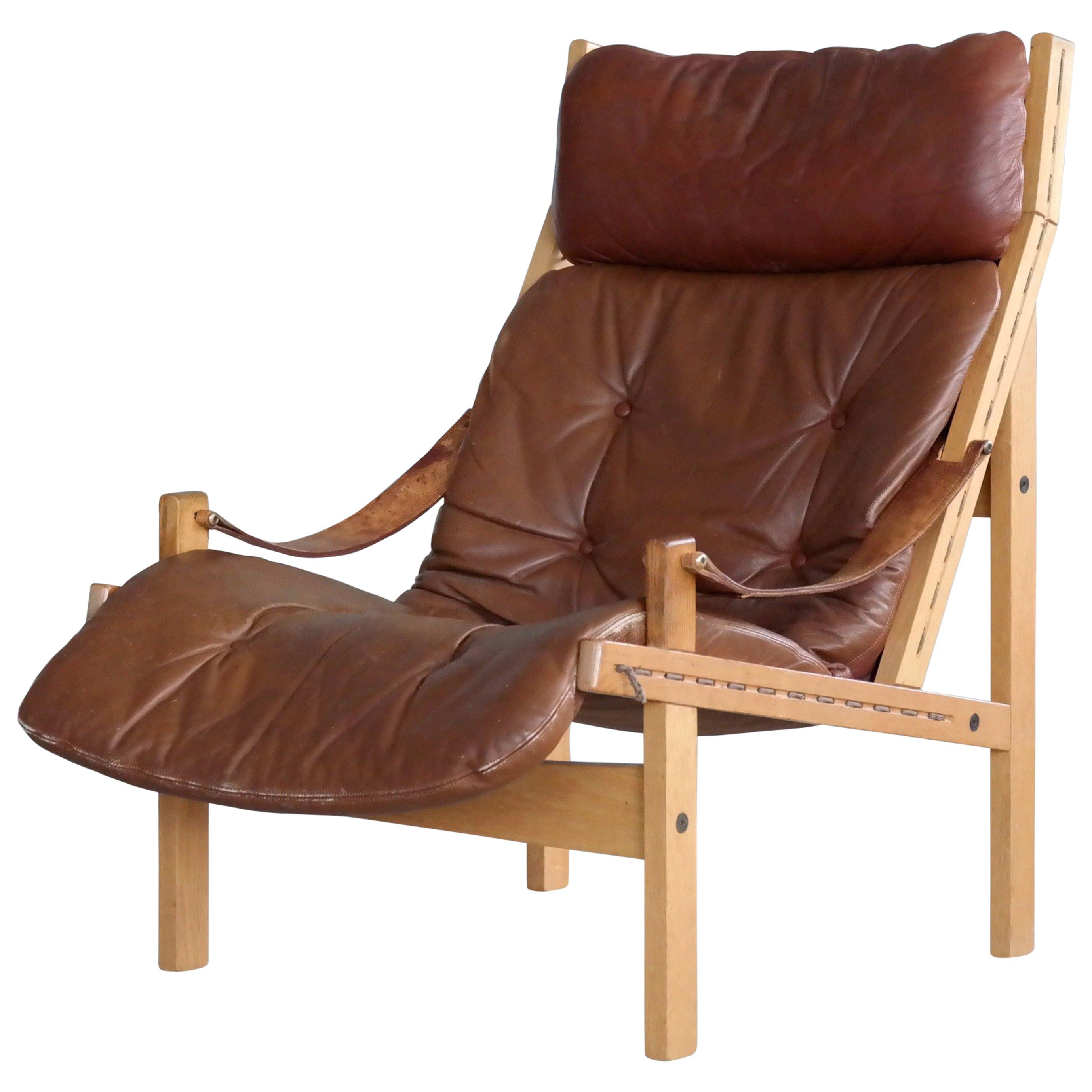 Midcentury Easy Chair Model Hunter by Torbjørn Afdal for Bruksbo, Norway