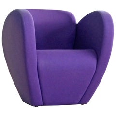 Ron Arad Lounge Chair Model in Purple Wool for Moroso, Italy