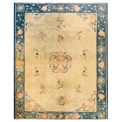 Extraordinaire tapis pékinois du 19ème siècle