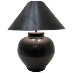 Bronz Ming Base Table Lamp by Karl Springer