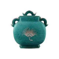 Wilhelm Kåge, Gustavsberg, Argenta Art Deco Ceramic Vase