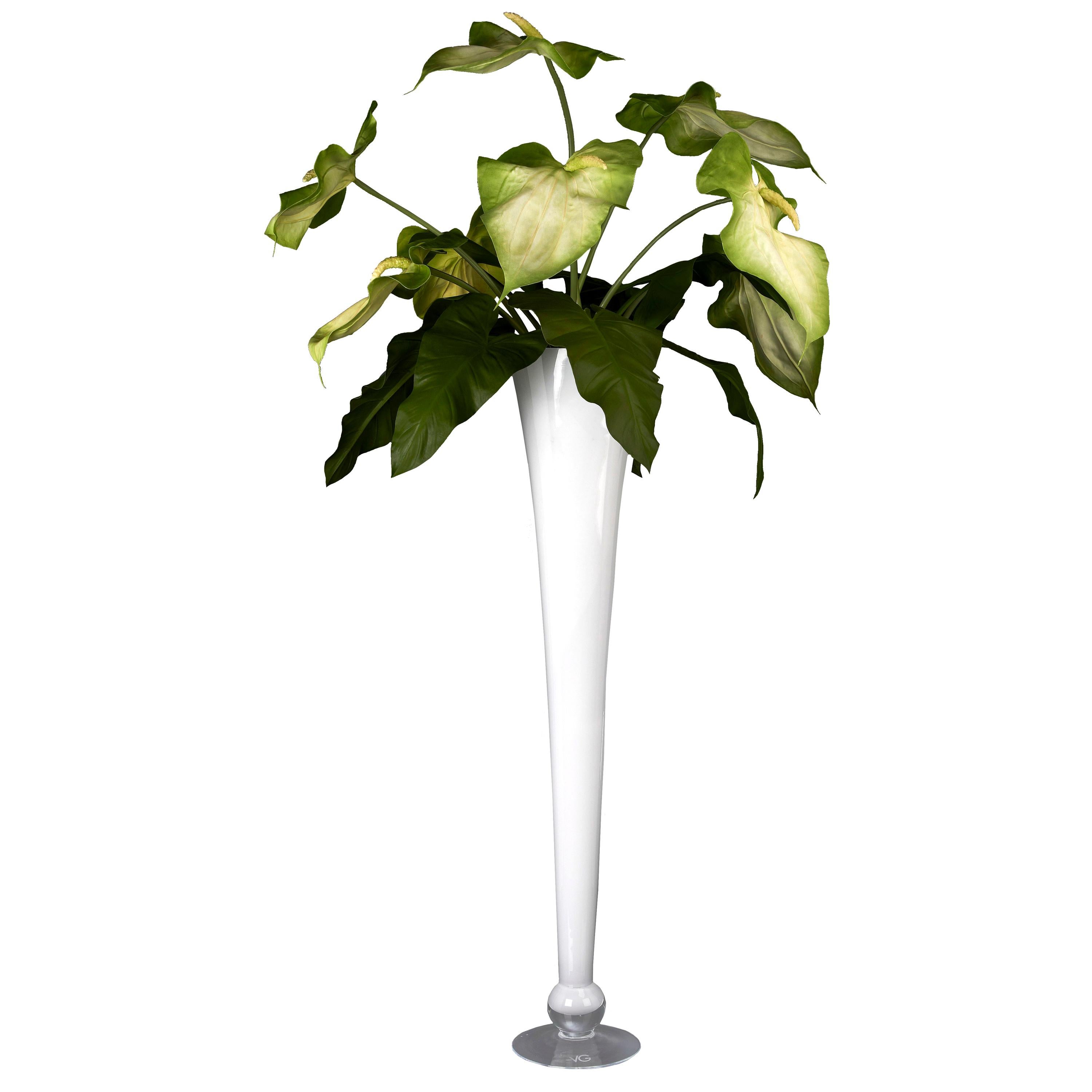 Eternity Vase Glad Set Arrangement, Flowers, Italy For Sale