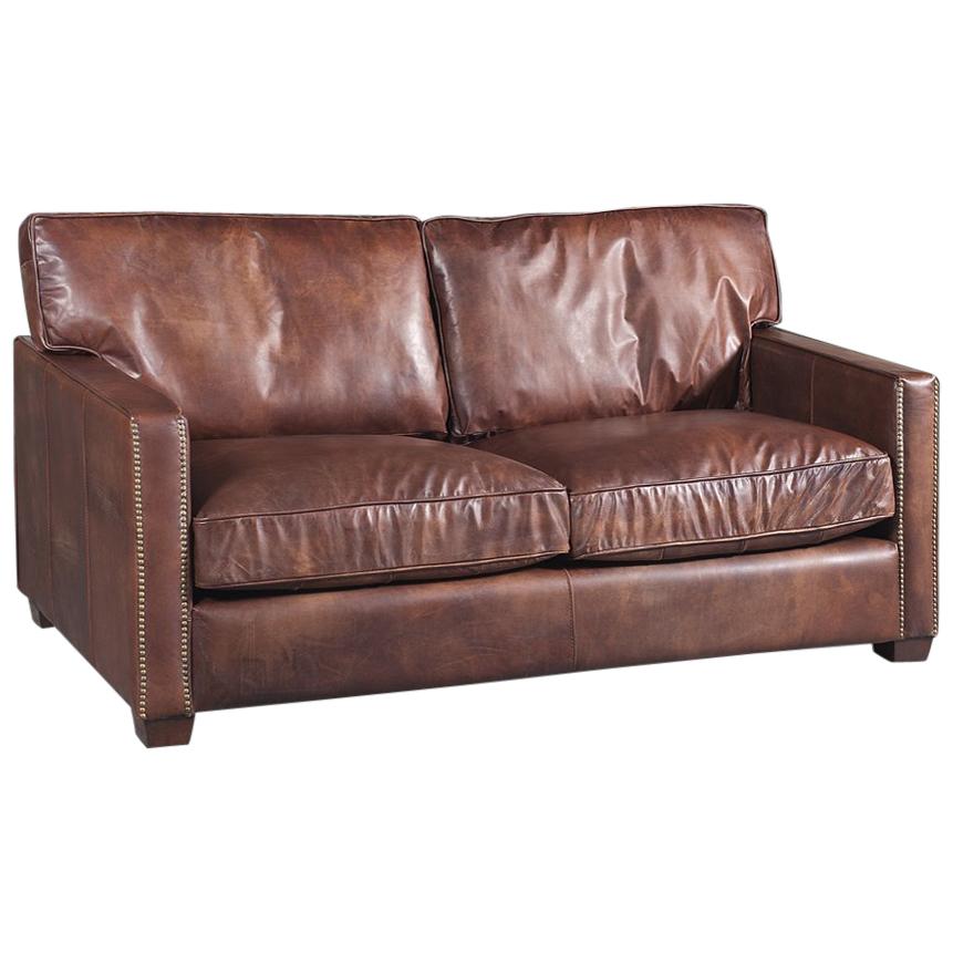 Alabama Sofa 2-Seat with Genuine Leather