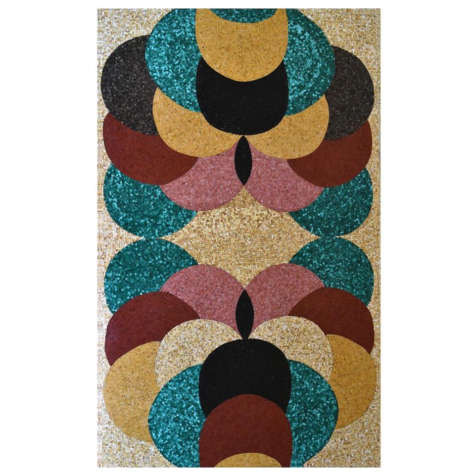 1990 Italian Pietre Dure Gemstones Mosaic Table Top