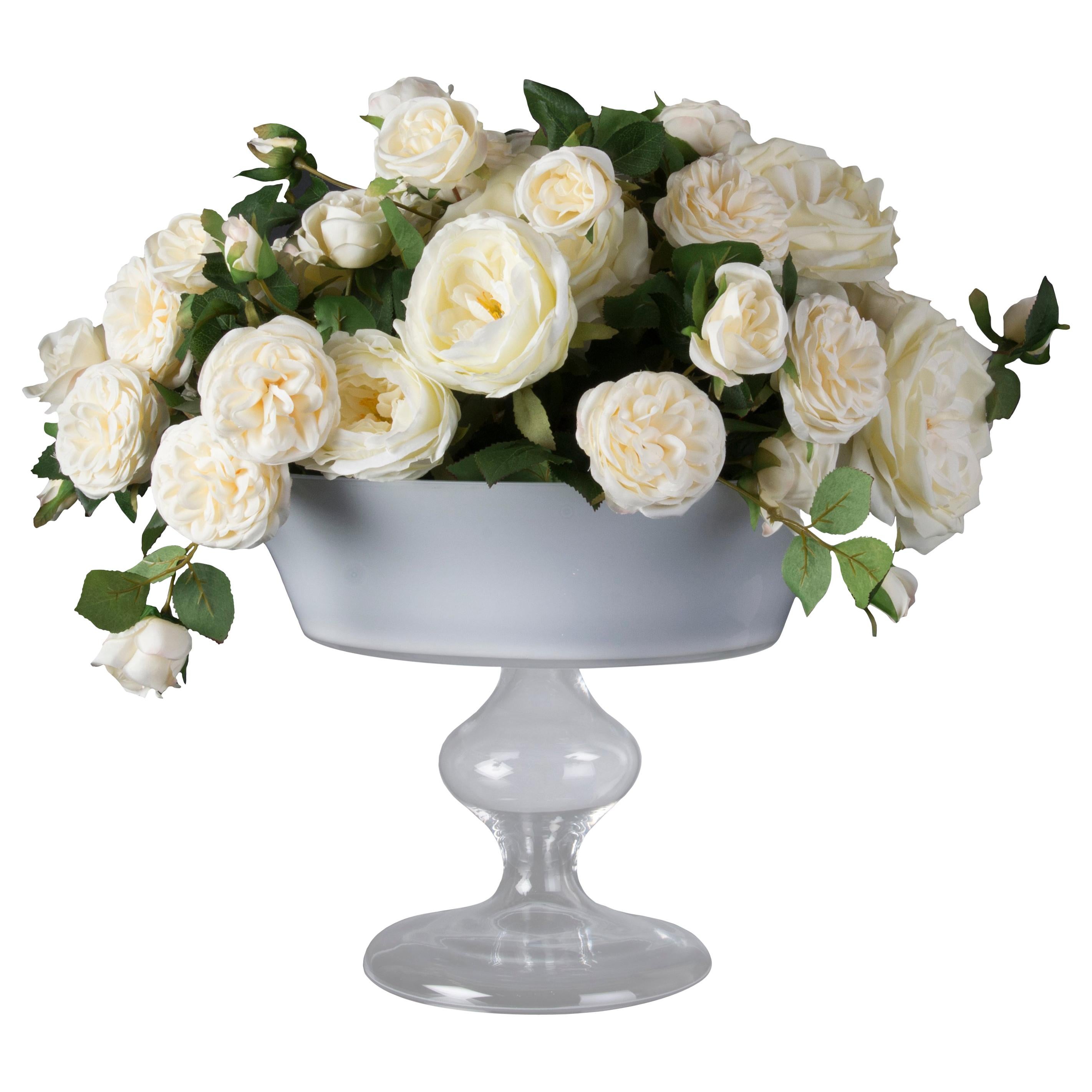 Eternity Camilla Roses Set Arrangement, Flowers, Italy For Sale