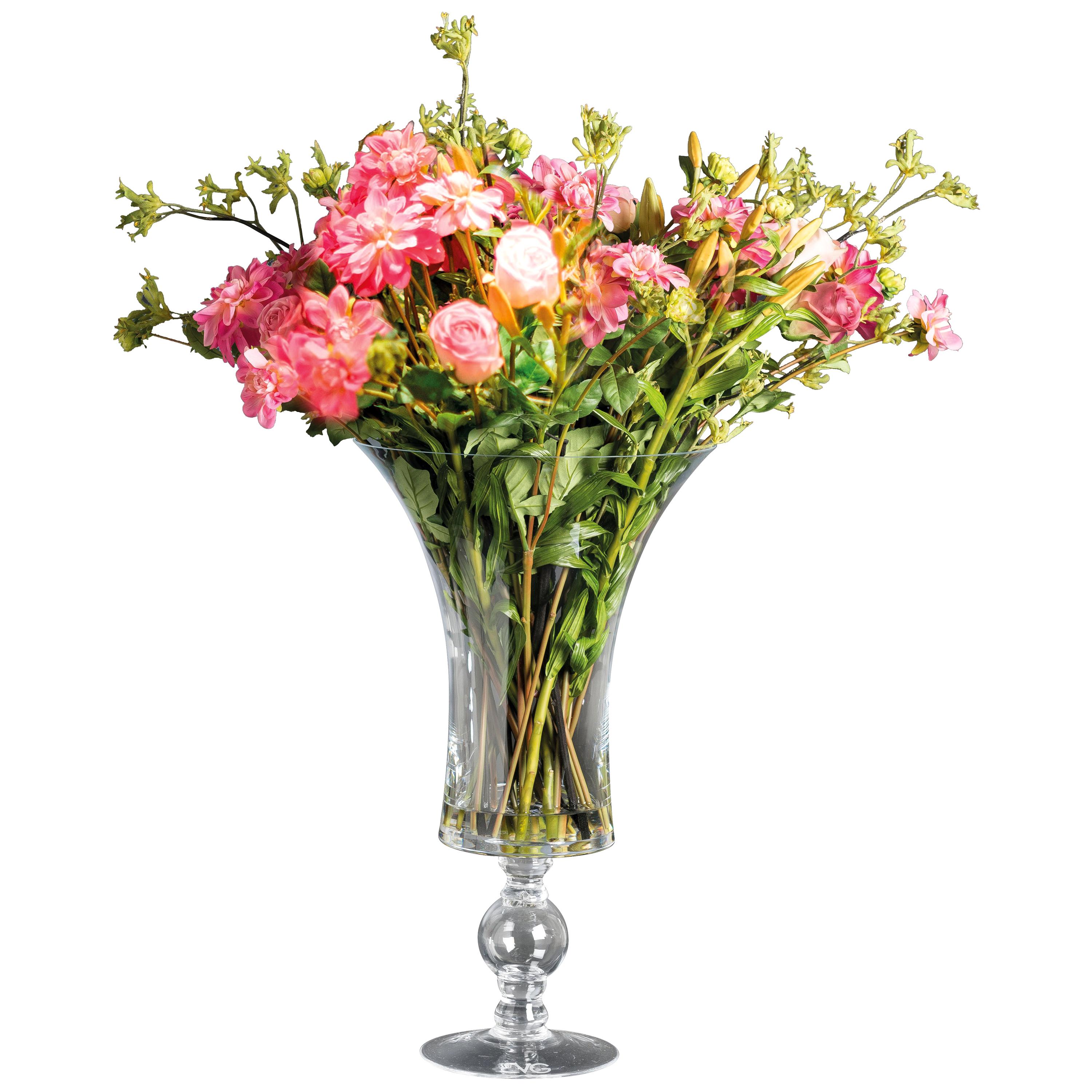 Eternity Vaso Ginevra Set Arrangement, Flowers, Italy