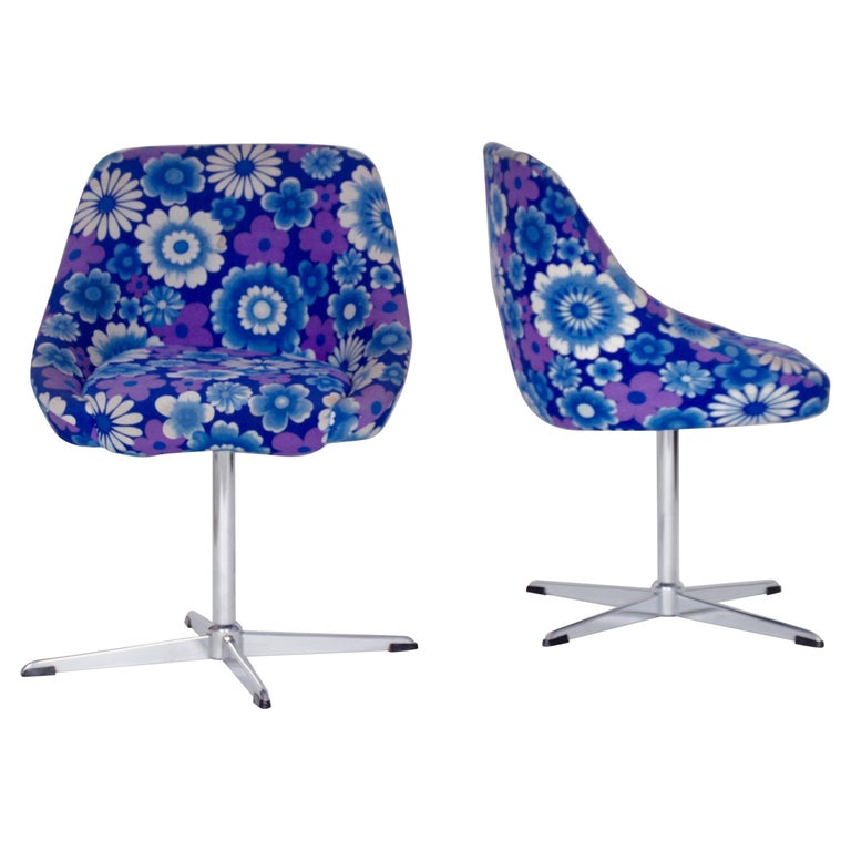 Pair of Retro Swivel Chairs, 1970s For Sale at 1stdibs