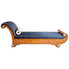 Empire Chaise Longue, Vienna, circa 1810