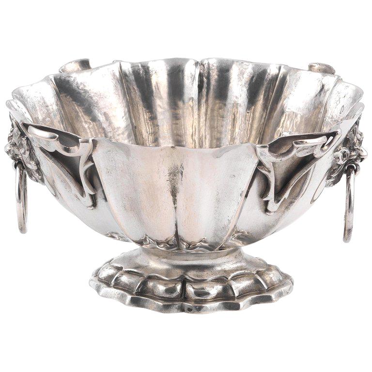 18th Century, Italian Venice Silver Sugar Bowl