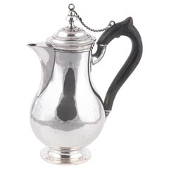 Antique Late 18th-Early 19th Century Silver Coffee Pot, Italian-Trento