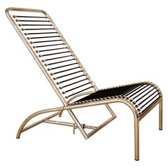 Antique Modernist Lounge Chair by René Herbst