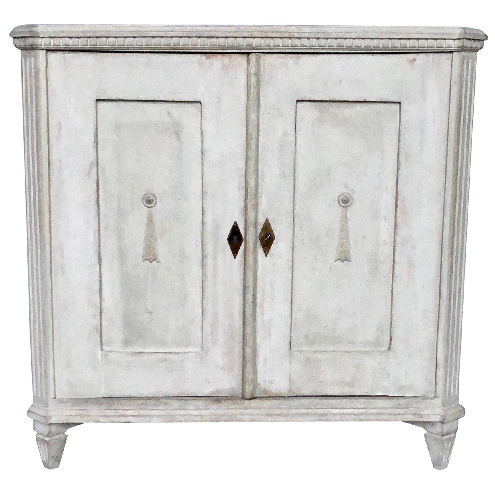 Antique Gustavian Style Sideboard, 1860s For Sale