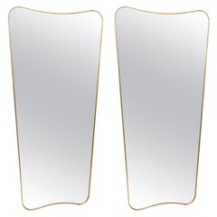 Pair of Large Mirrors in the Style of Gio Ponti