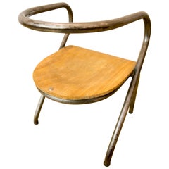 Minimalistic French Child Chair by Jacques Hitier