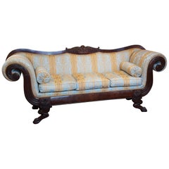 Regency Mahogany Framed Sofa