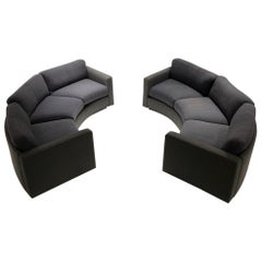 Pair of Curb Sofas by Milo Baughman for Thayer Coggin
