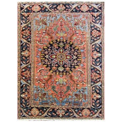 Amazing Antique Persian Heriz Carpet