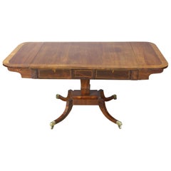 English Regency Rosewood Sofa Table