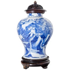 Chinesische Vase:: Kangxi-Periode:: 17. Jahrhundert