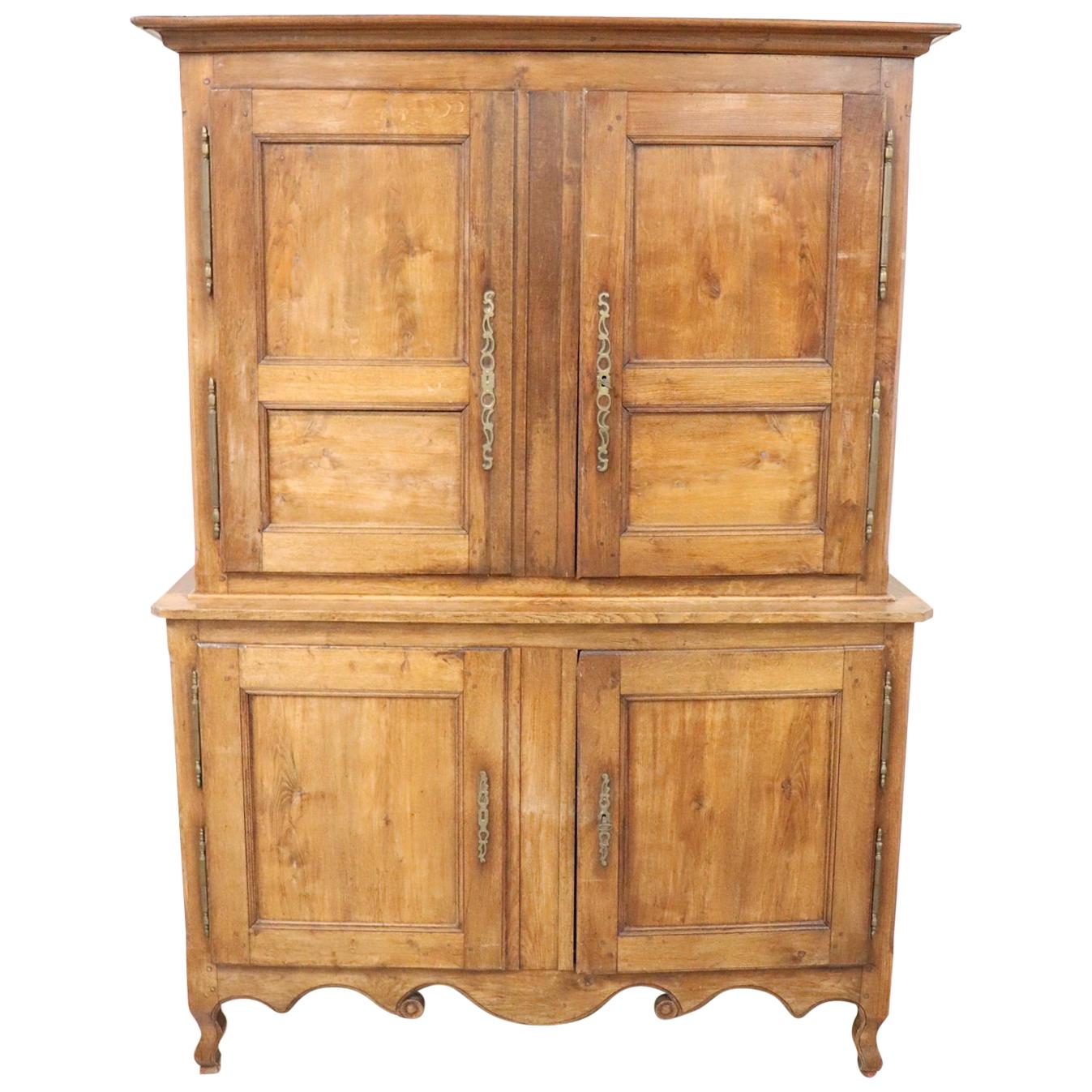 19th Century French Oak Wood Sideboard or Buffet, 1850s