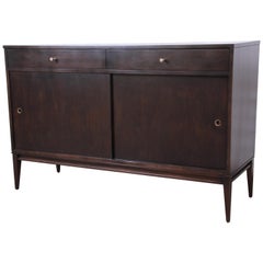 Paul McCobb Planner Group Sliding Door Sideboard Credenza or Record Cabinet