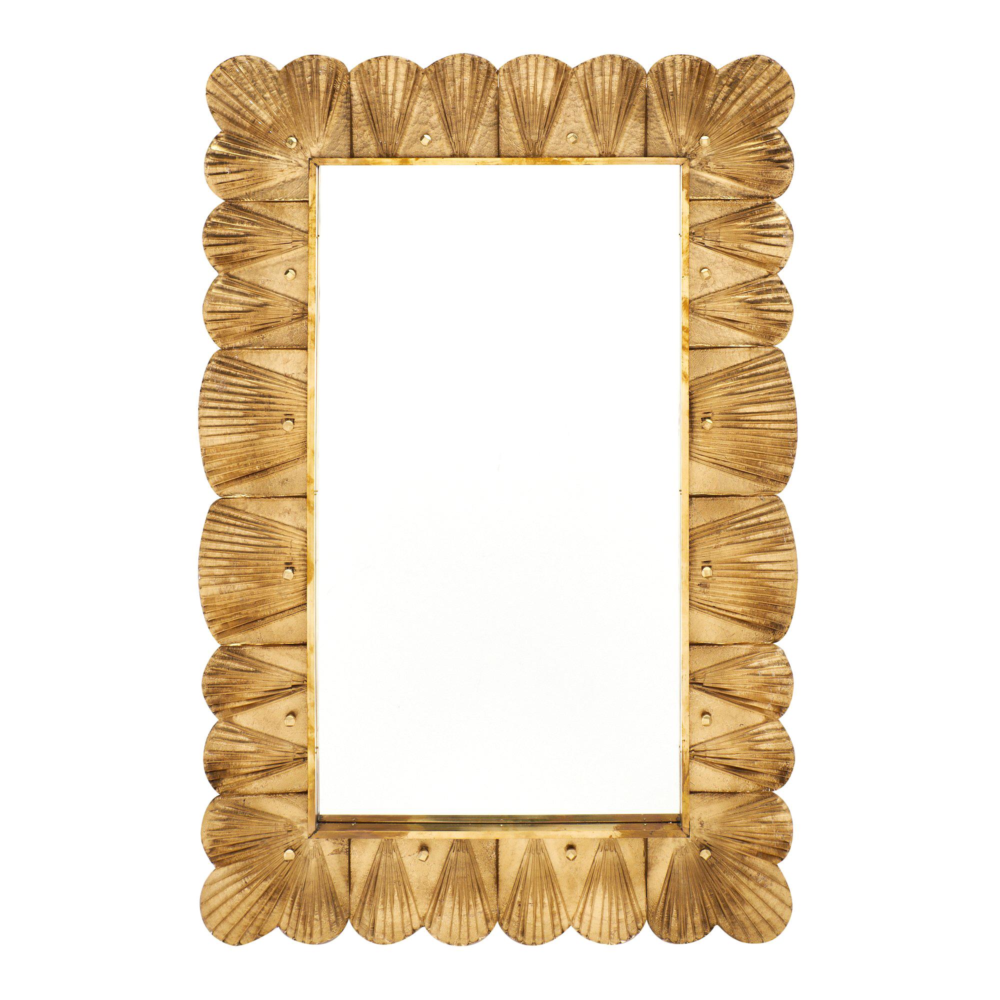 Murano Glass Gold Leaf Mirror