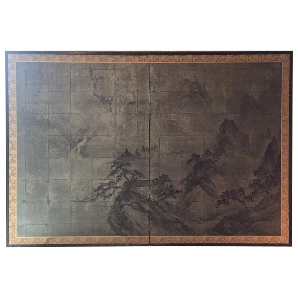 19th Century Japanese Folding Screen