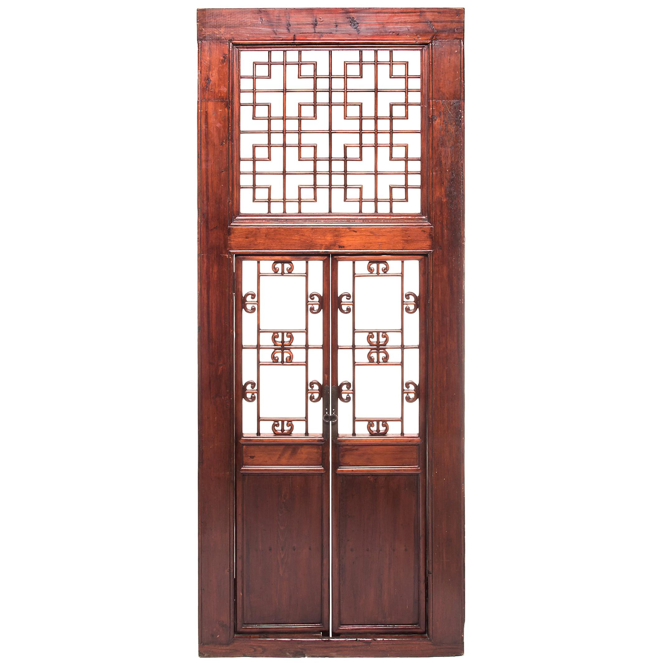 19th Century Chinese Lattice Doorway
