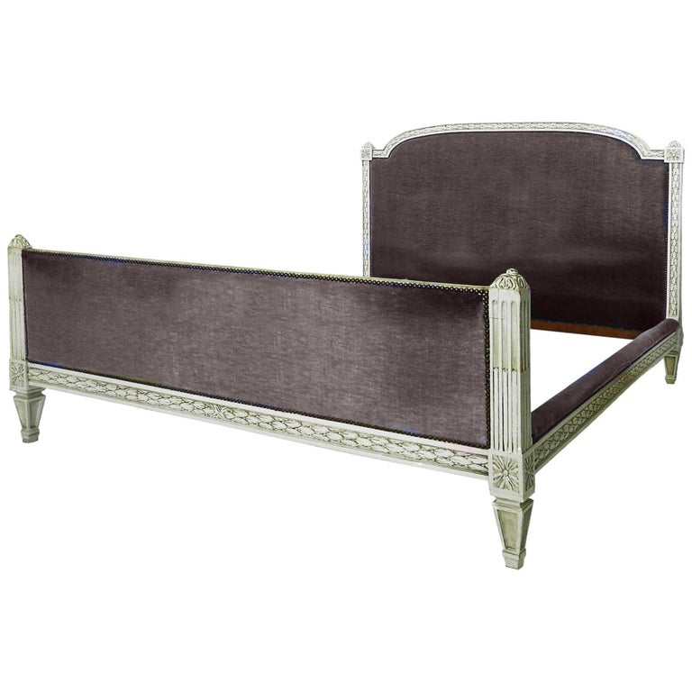 Antique French Bed Us Queen Uk King Includes Recover Art Deco Louis Xvi Revival Antique French Bed Us Queen Uk King Includes Recover Art Deco Louis Xvi Revival