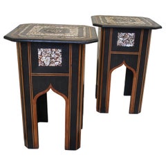 Pair of Decorative Moorish Style Occasional Tables