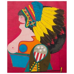 Richard Lindner « Miss American Indian » (Mlle Américaine), 1970