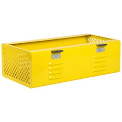 Double Wide Locker Basket in Mellow Yellow