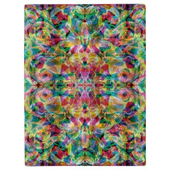 Contemporary Rug, "Bestiario" RGB Lights Interactive, Designed by Carnovsky