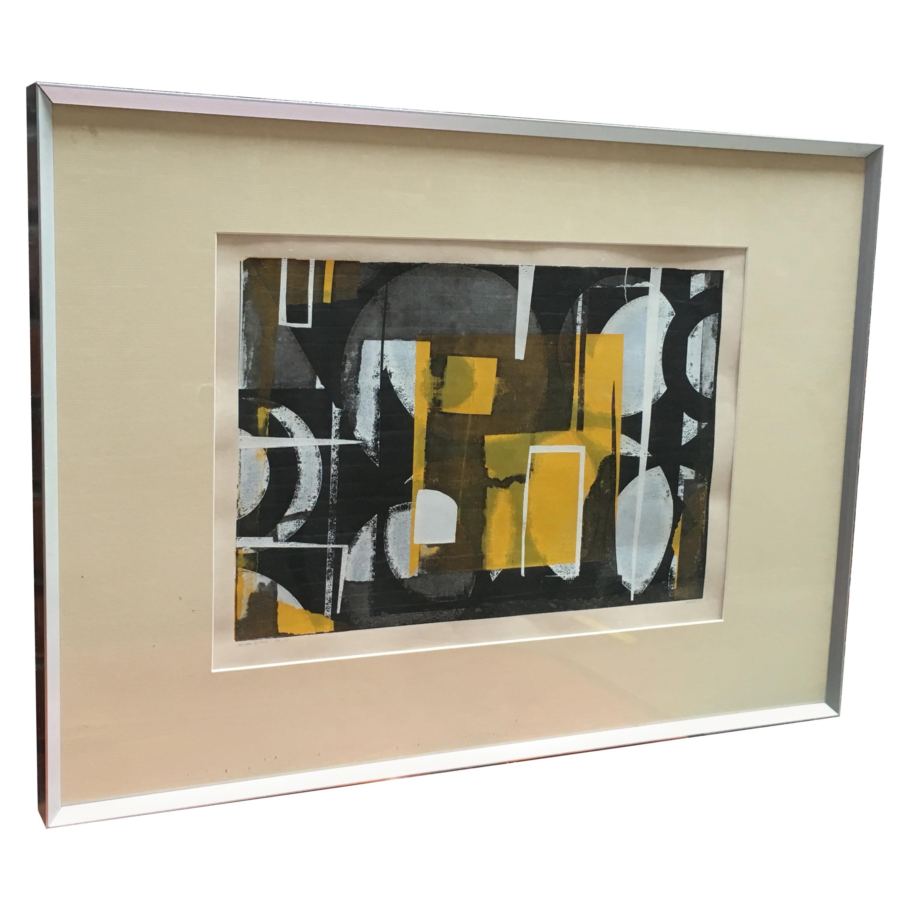 1970 "Inner Space" Abstract Serigraph
