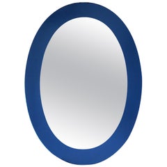 Italian Mirror with Blue Border