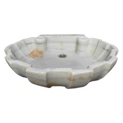 Antique 19th Century White Marble Sink