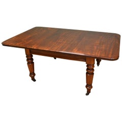 Spectacular Victorian Plum Pudding Extending Antique Dining Table