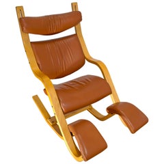 "Tripos Balans":: der skandinavische Stuhl:: hergestellt von Stokke:: 1980er Jahre