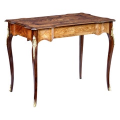 Antique Early 20th Century French Walnut Inlaid Ladies Desk
