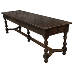 19th Century Continental 'Community' or Dining Room Table