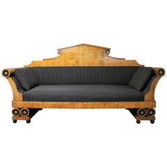 19th Century Karl Johan Swedish Biedermeier Sofa or Settee