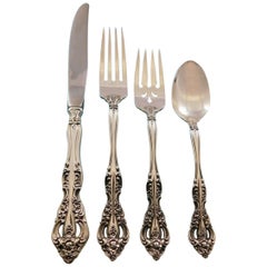 Michelangelo by Oneida Sterling Silver Flatware Set for 12 Service 53 Pieces